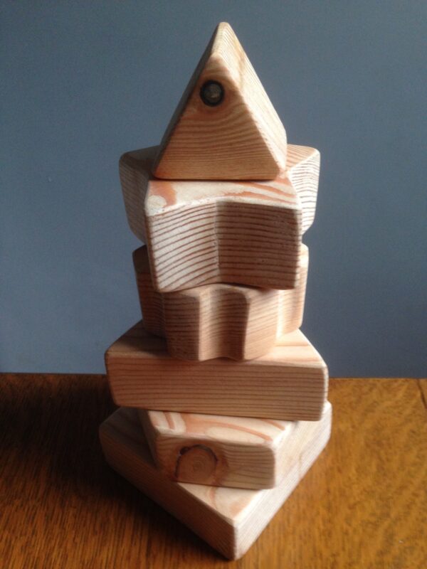 Shape Stacker Toy - Larch - Image 2