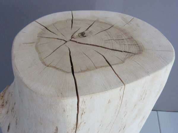 Log Side Table - Oak - Image 5