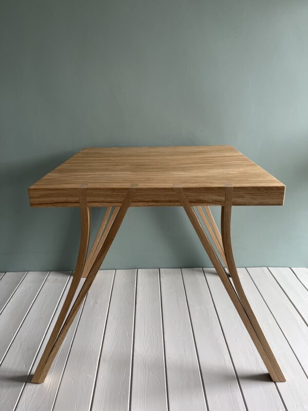 Steam Bent Leg Side Table - Oak - Image 5