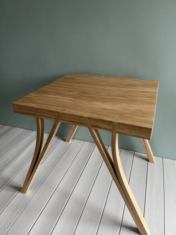 Steam Bent Leg Side Table - Oak - Image 6