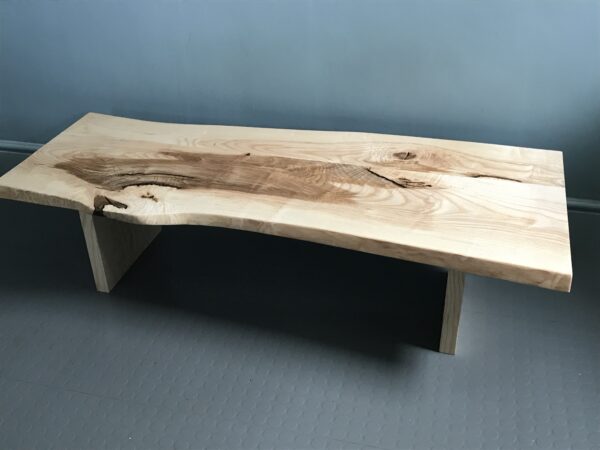 Live Edge Coffee Table - Ash - Image 2