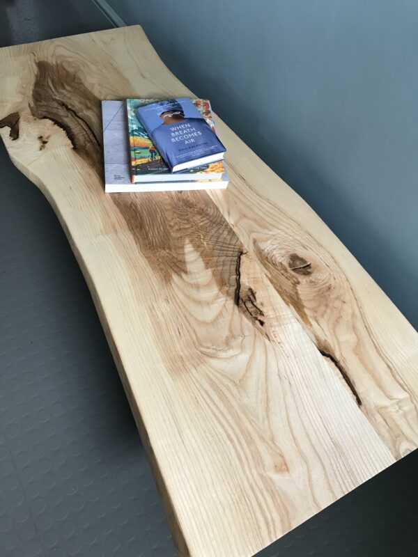 Live Edge Coffee Table - Ash - Image 5