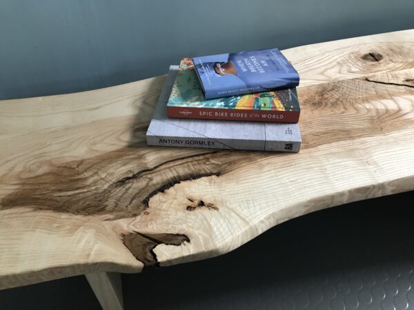 Live Edge Coffee Table - Ash - Image 4